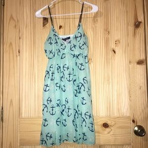 Blue Anchor Sundress - Medium